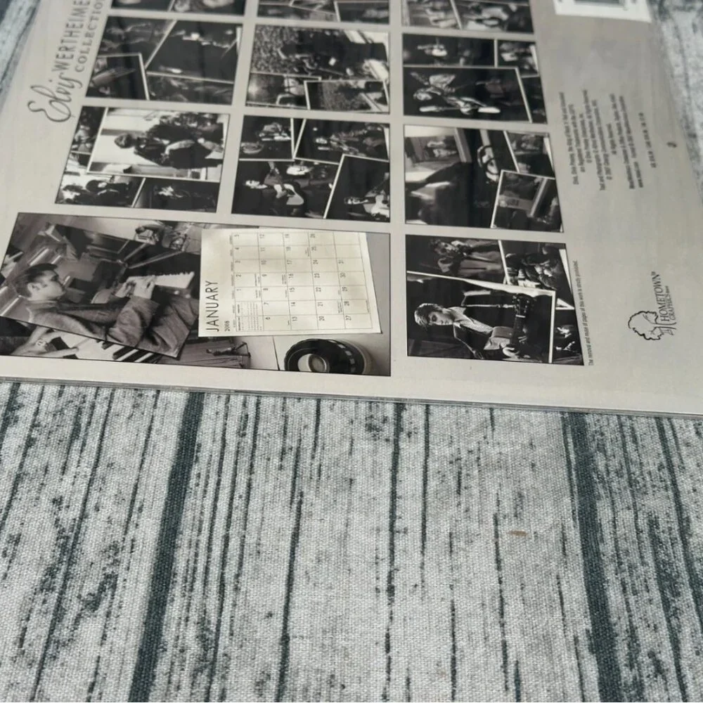 Elvis Presley 16 Month 2008 Calendar presented by the Wertheimer Collection